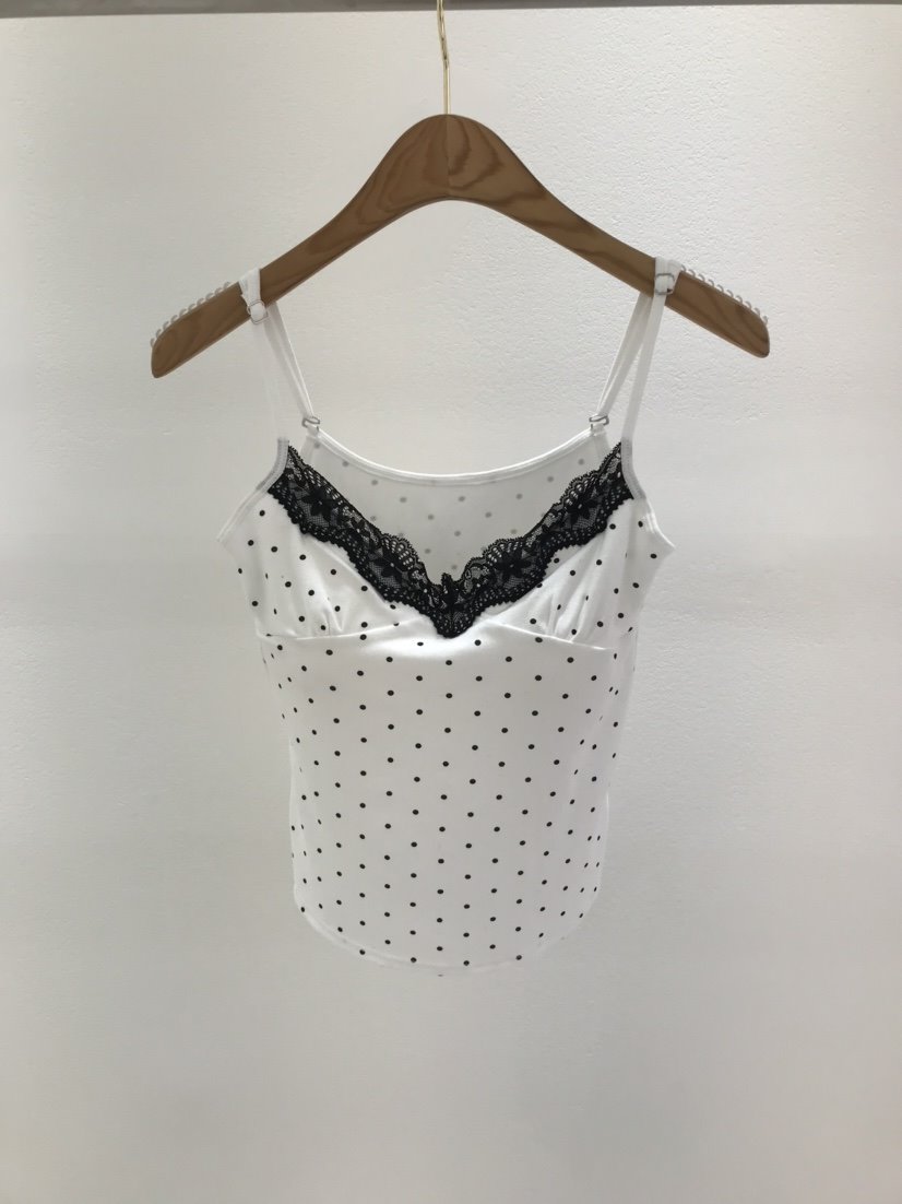 KC MARKET東大門代購女裝新品休閑人氣25春夏吊帶背心蕾絲KC MARKET吊帶/背心