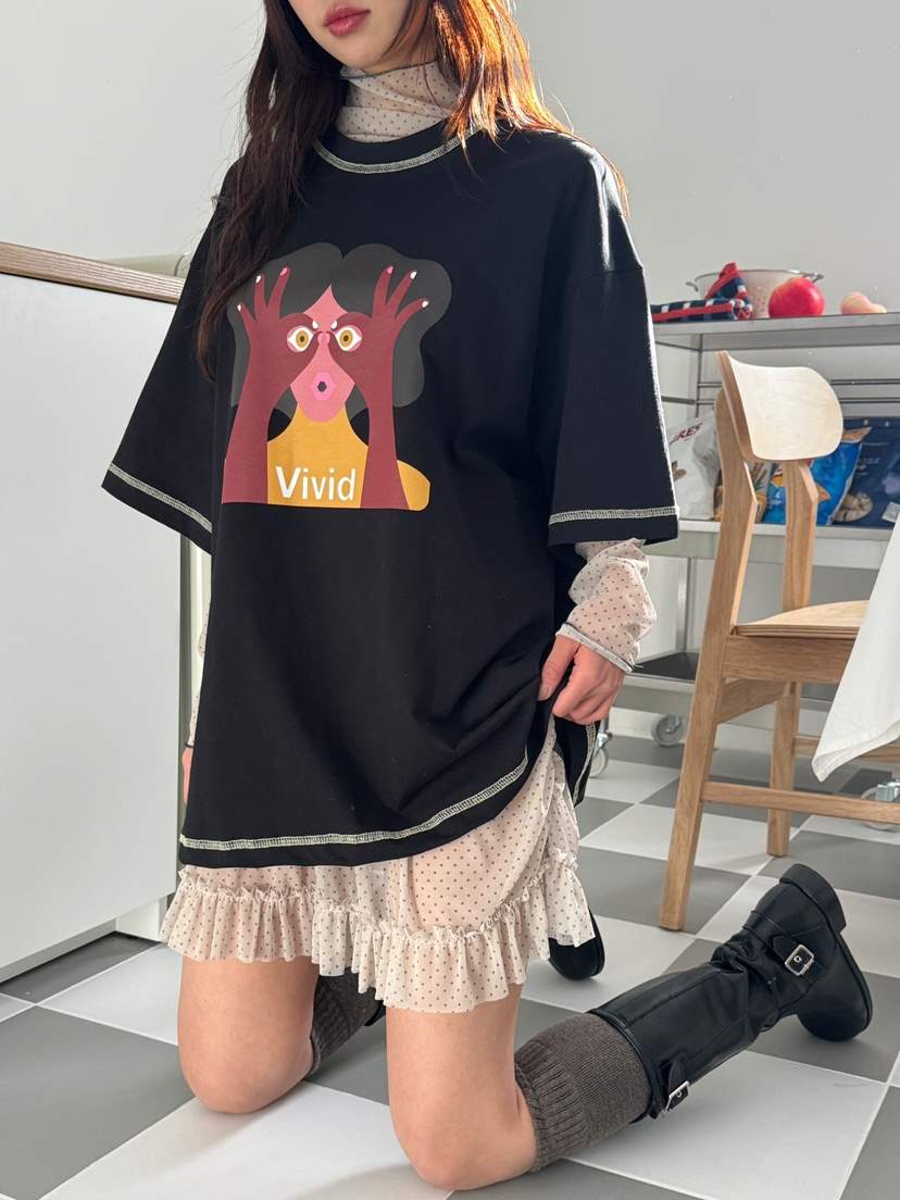 MAISONDEGLORY韓國直郵女士新款熱賣25春夏休閑推薦時尚T恤MAISON DE GLORYT恤