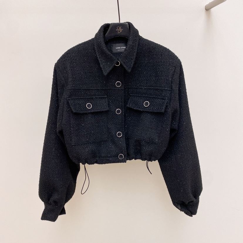 LONE STAR東大門直郵女士新品25春夏推薦夾克花呢春款短款LONE STAR夾克