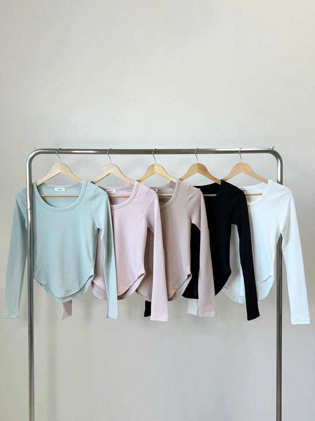 BCLOTHES-비클로스-T韓國直郵東大門代購女裝新款職業長袖T恤BCLOTHES長袖T恤