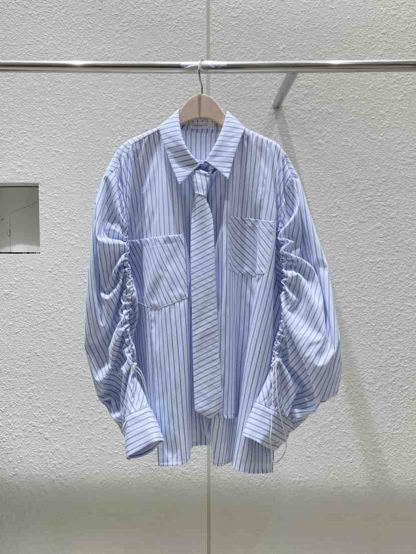 PLAYBUTTON-P東大門代購女裝新品25春夏真品人氣襯衫蕾絲衫PLAYBUTTON襯衫/蕾絲衫