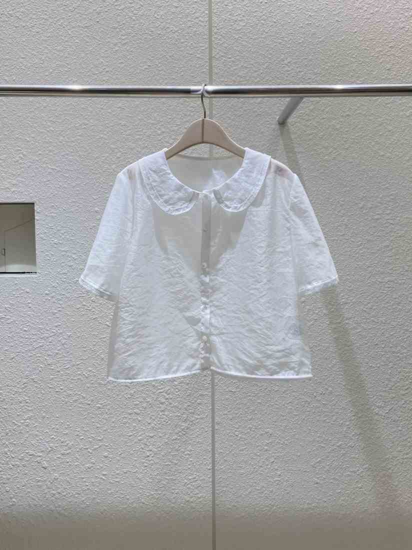 PLAYBUTTON-P韓國直郵女士新品熱賣真品職業推薦襯衫蕾絲衫PLAYBUTTON襯衫/蕾絲衫