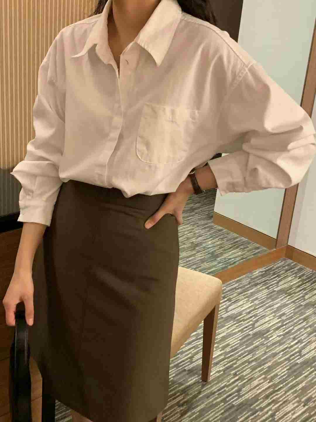 COMMA-콤마-T東大門代購女士新款25春夏時尚熱賣襯衫蕾絲衫COMMA襯衫/蕾絲衫