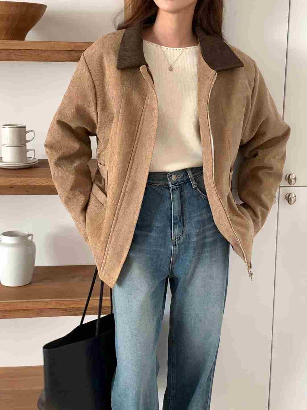 BABY SALON韓國代購女士新品職業25春夏推薦休閑真品人氣夾克BABY SALON夾克