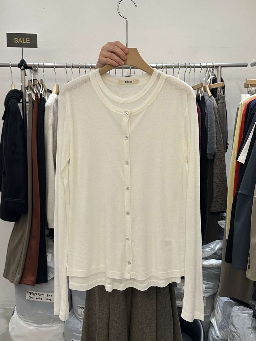 HEIZE直郵韓國代購女裝新品休閑真品時尚25春夏熱賣長袖T恤HEIZE長袖T恤