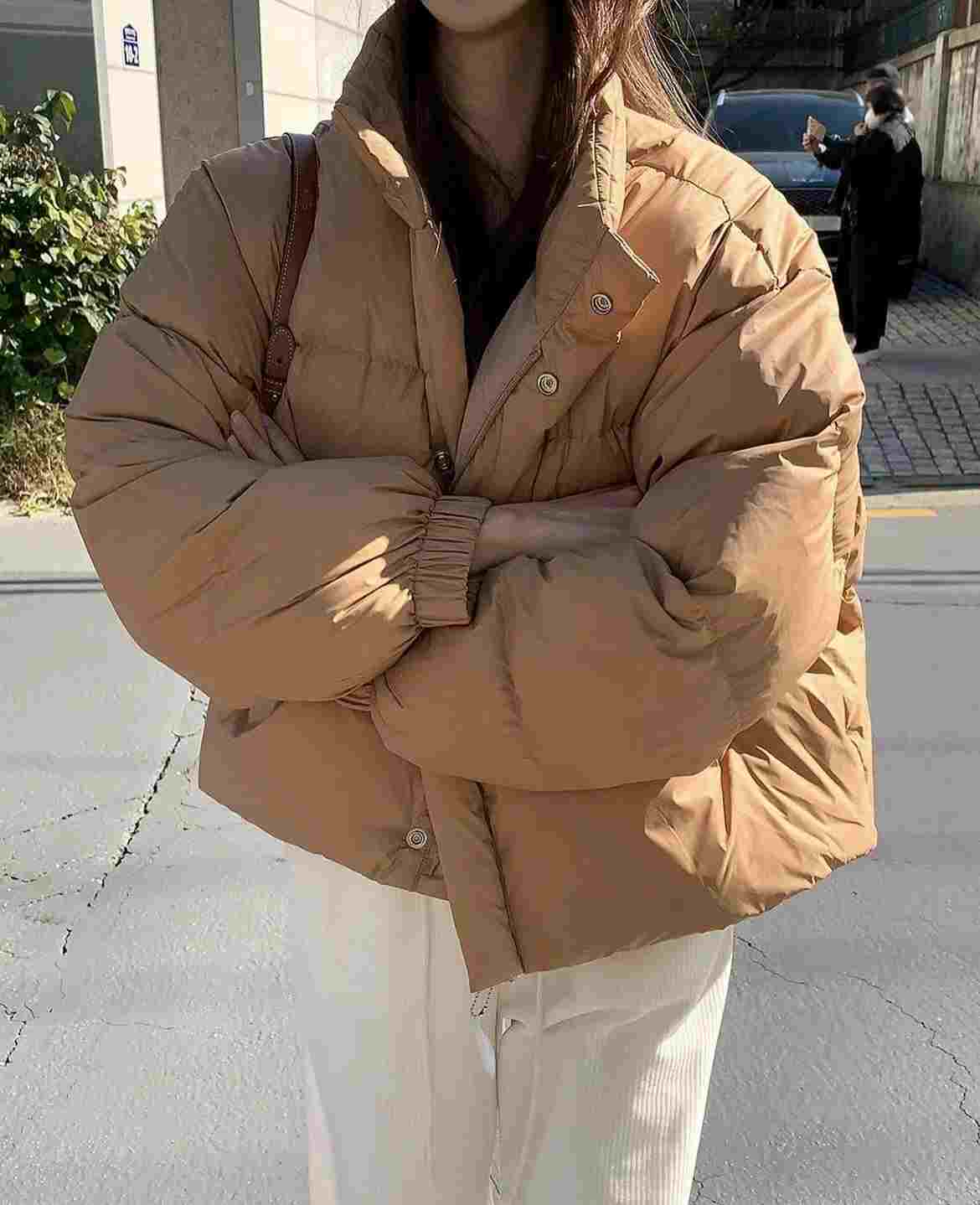 UN.TOY-언토이-T韓國直郵女裝新品人氣25春季時尚短款棉服UN.TOY短款棉服