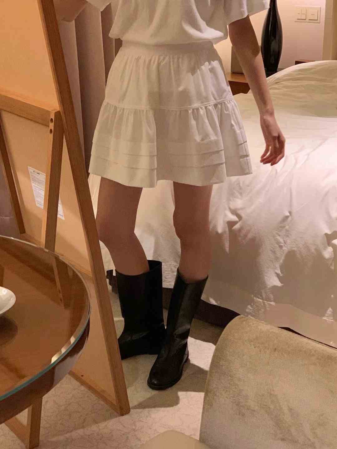 UN.TOY-언토이-T韓國直郵女裝新品休閑職業25春夏時尚短裙UN.TOY短裙