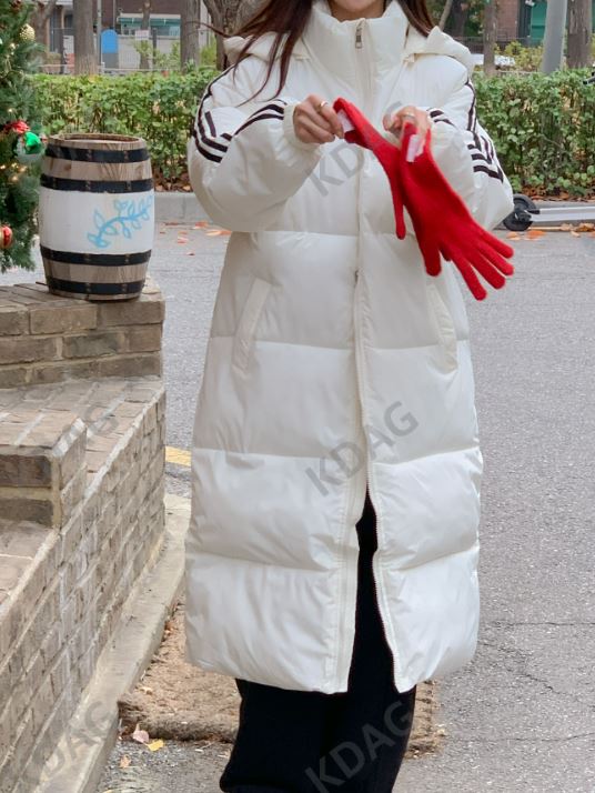 THE CLEANING-클리닝-T韓國直郵東大門實拍女裝新品休閑長款棉服填充THE CLEANING長款棉服