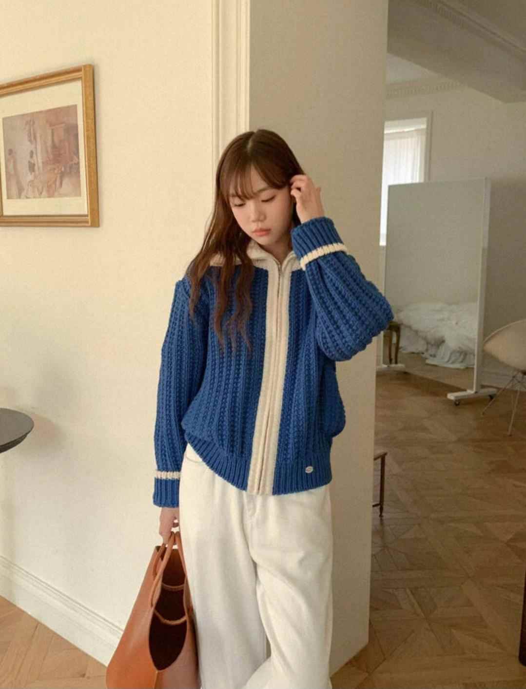 ASKMEAQUESTION韓國直郵東大門實拍女裝新款25春夏推薦毛衣ASKMEAQUESTION毛衣