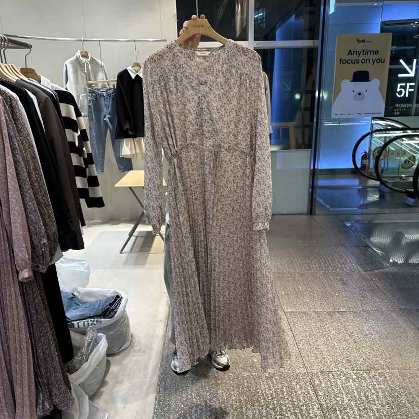 TERRACE韓國直郵女士新款職業推薦休閑時尚熱賣真品25春夏連衣裙TERRACE連衣裙