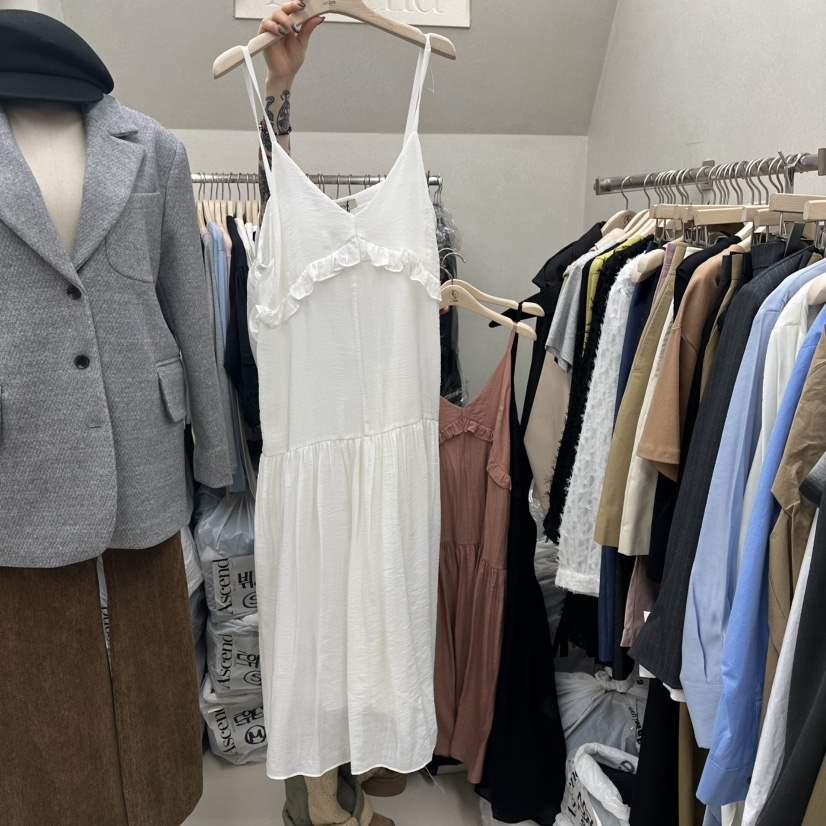 ASCEND韓國代購女士新品時尚推薦25春夏休閑熱賣職業連衣裙ASCEND連衣裙
