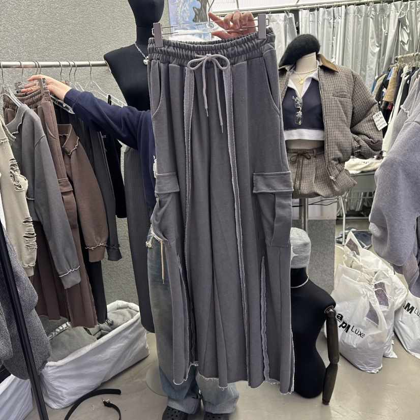 EXIT東大門實拍女裝新品熱賣推薦時尚休閑25春夏人氣休閑褲EXIT休閑褲