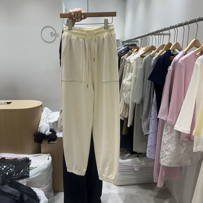 EN.U東大門實拍女裝新款推薦25春夏休閑人氣真品熱賣休閑褲EN.U休閑褲
