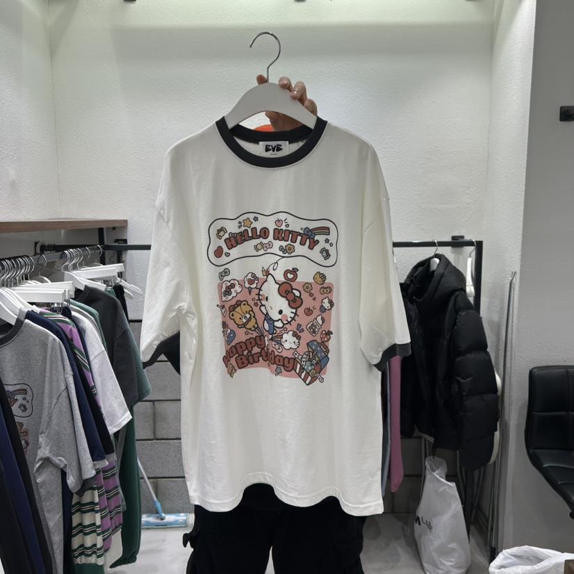 EVE韓國直郵東大門代購女裝新品時尚人氣25春夏推薦25春季T恤EVET恤