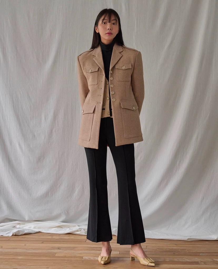 AWESOME-L直郵韓國代購女裝新品25春夏休閑真品熱賣職業夾克AWESOME-L夾克