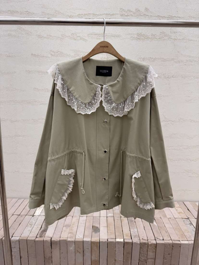 LOVABLE東大門實拍女裝新品熱賣真品25春夏推薦人氣休閑夾克LOVABLE夾克