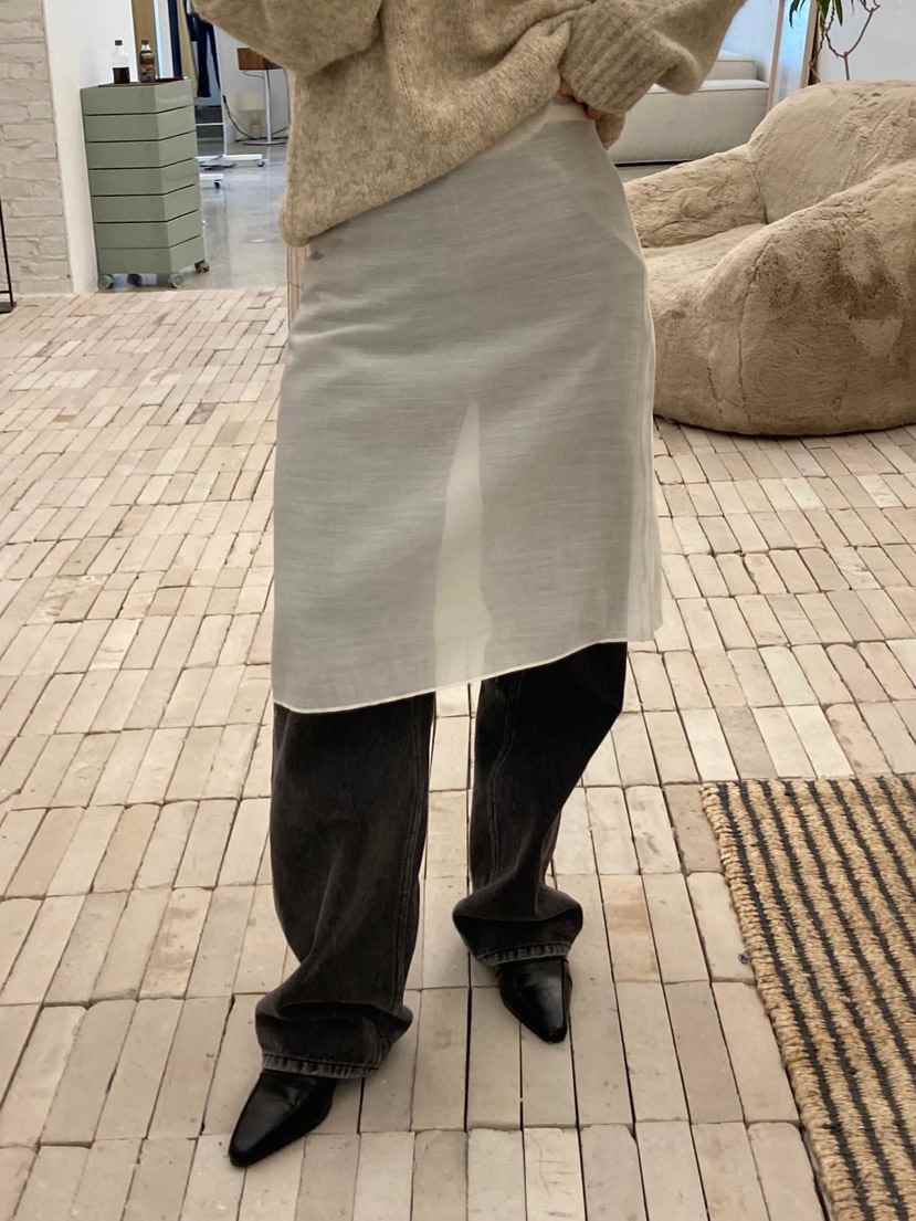 ROUGH東大門代購女裝新品熱賣真品職業休閑時尚半身裙中短裙ROUGH半身裙/中短裙