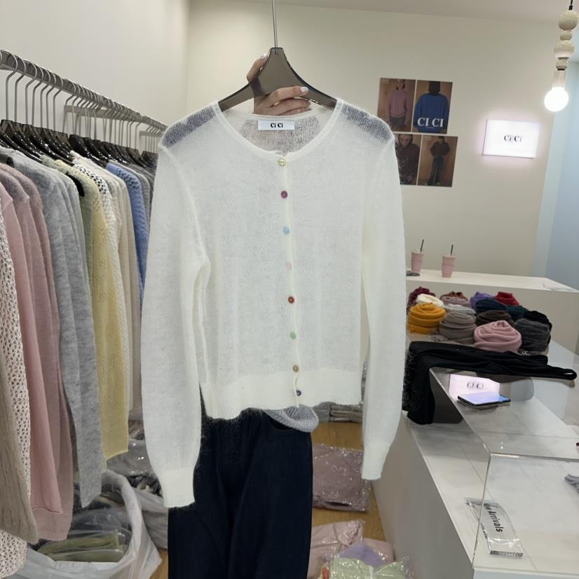 CICI東大門實拍女裝新款職業時尚熱賣真品25春夏針織衫羊毛開衫Ci Ci針織衫