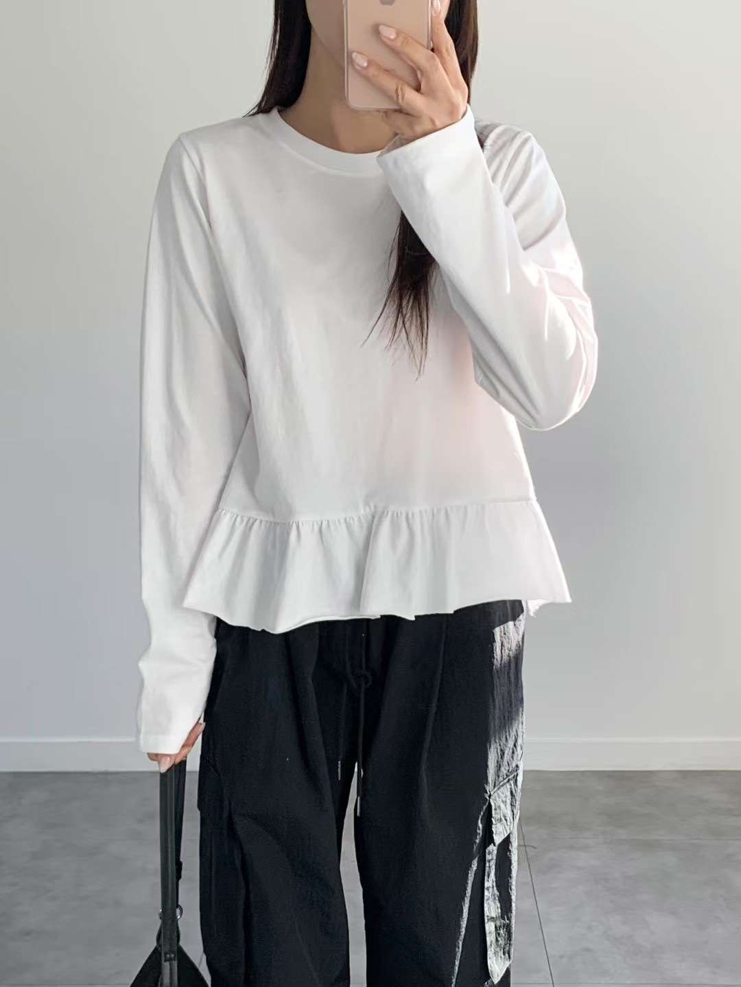BRAND MARKET-브랜드마켓-T直郵韓國代購女裝新款人氣長袖T恤BRAND MARKET-OT長袖T恤