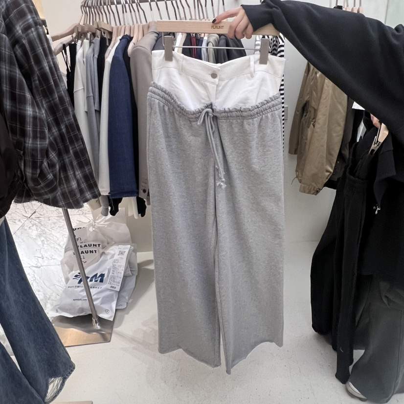 FLAUNT韓國直郵東大門代購女裝新品休閑職業熱賣25春夏休閑褲FLAUNT休閑褲