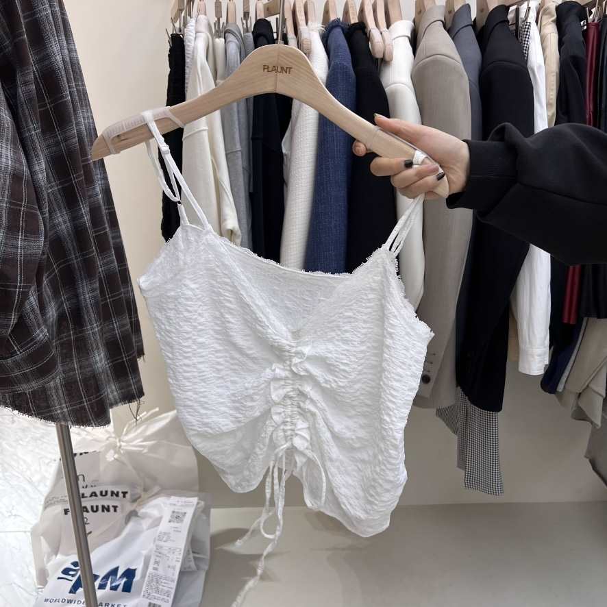 FLAUNT直郵韓國代購女裝新品職業真品25春夏時尚推薦吊帶背心FLAUNT吊帶/背心
