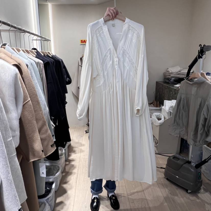ARCHER直郵韓國代購女裝新品職業真品時尚推薦25春夏連衣裙蕾絲ARCHER連衣裙
