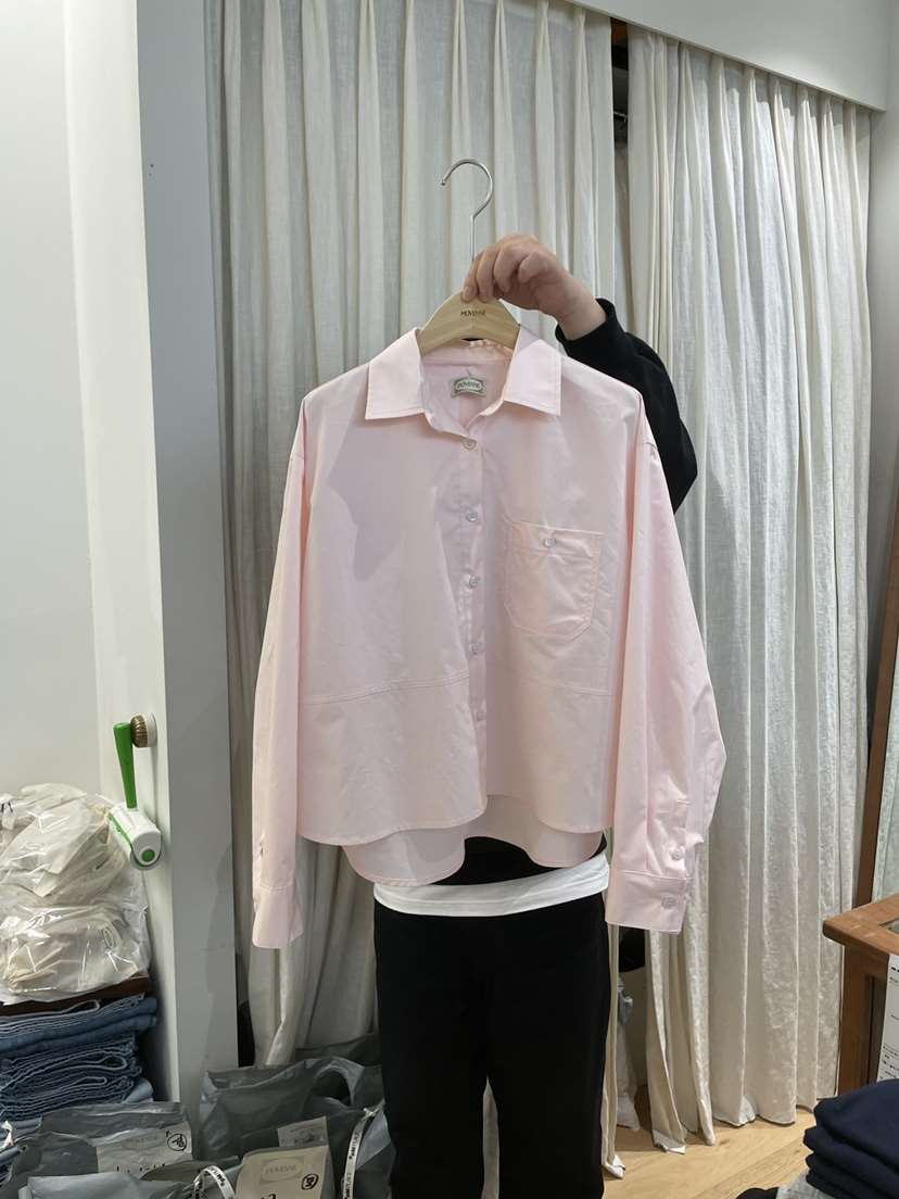 MOVENNE韓國代購女裝新款25春夏時尚推薦真品職業襯衫蕾絲衫MOVENNE襯衫/蕾絲衫