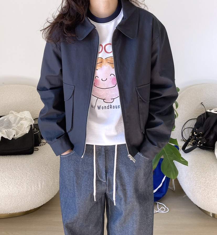 HANNA-A韓國直郵東大門實拍女裝新款時尚推薦熱賣人氣夾克HANNA夾克