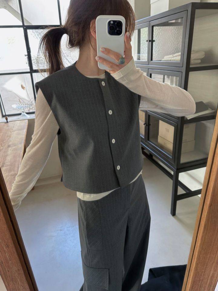 MARE直郵韓國代購女裝新品25春夏職業人氣真品時尚推薦馬甲MARE馬甲