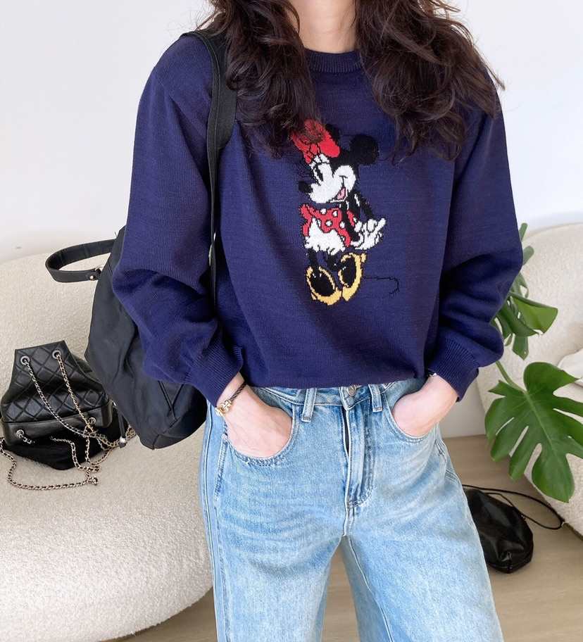HANNA-A韓國直郵東大門實拍女裝新款推薦熱賣休閑時尚針織衫HANNA針織衫