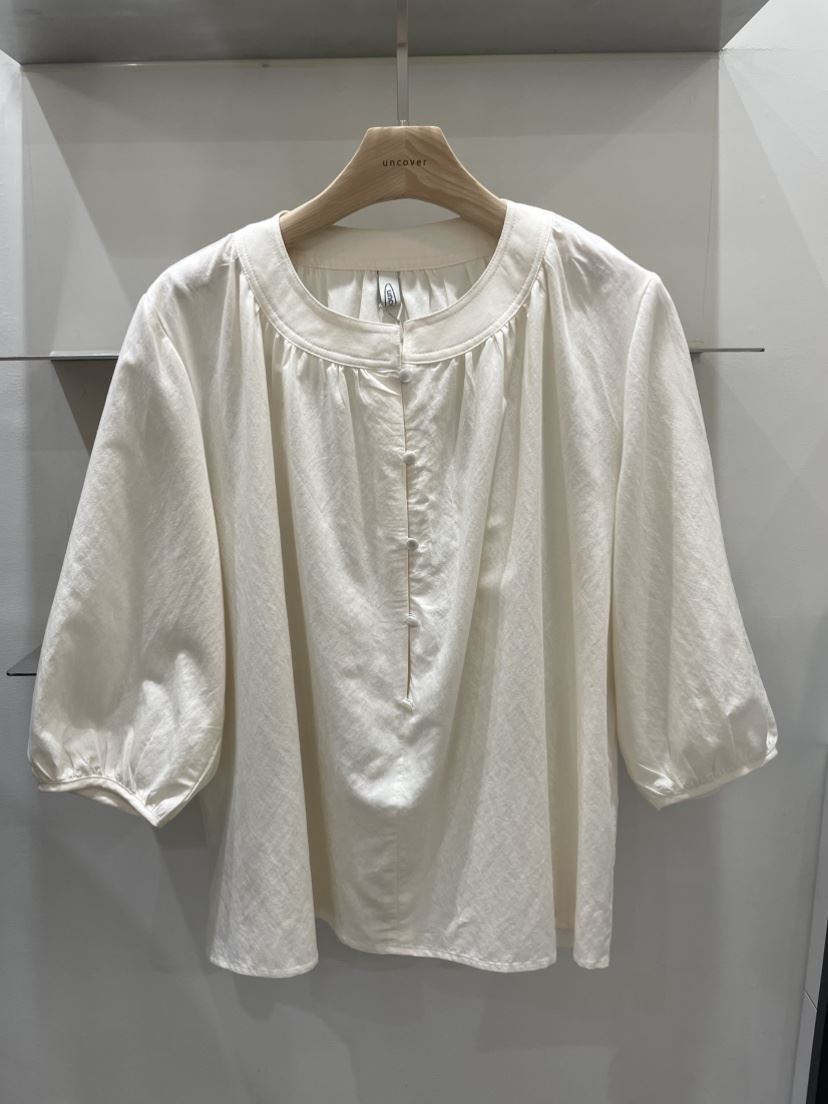UNCOVER韓國直郵東大門實拍女裝新款休閑真品推薦襯衫蕾絲衫UNCOVER襯衫/蕾絲衫