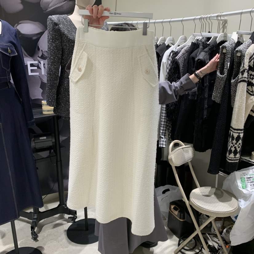 DARKBEIGE韓國直郵東大門代購女裝新品熱賣時尚半身裙中短裙DARK BEIGE半身裙/中短裙