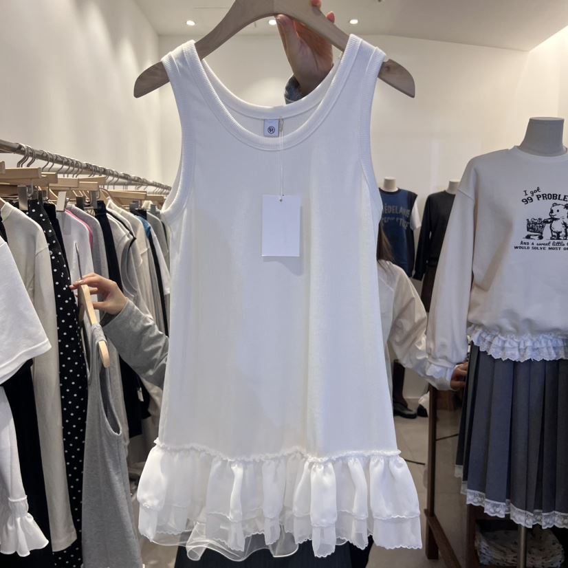TAN&amp;COMO韓國直郵女裝新款人氣推薦休閑真品職業吊帶背心tan-COMO吊帶/背心