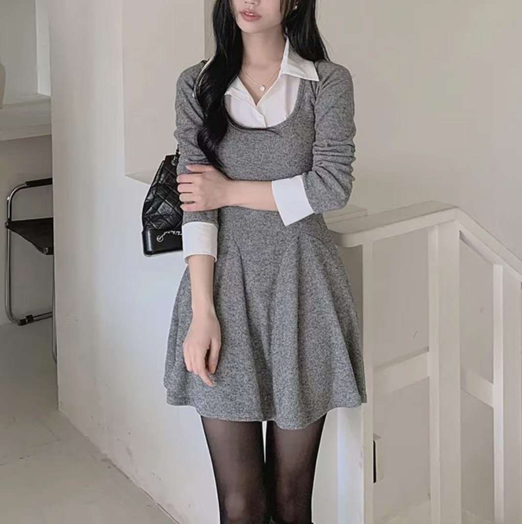 HOLYMOLY韓國直郵東大門代購女裝新品25春夏人氣職業連衣裙HOLYMOLY連衣裙