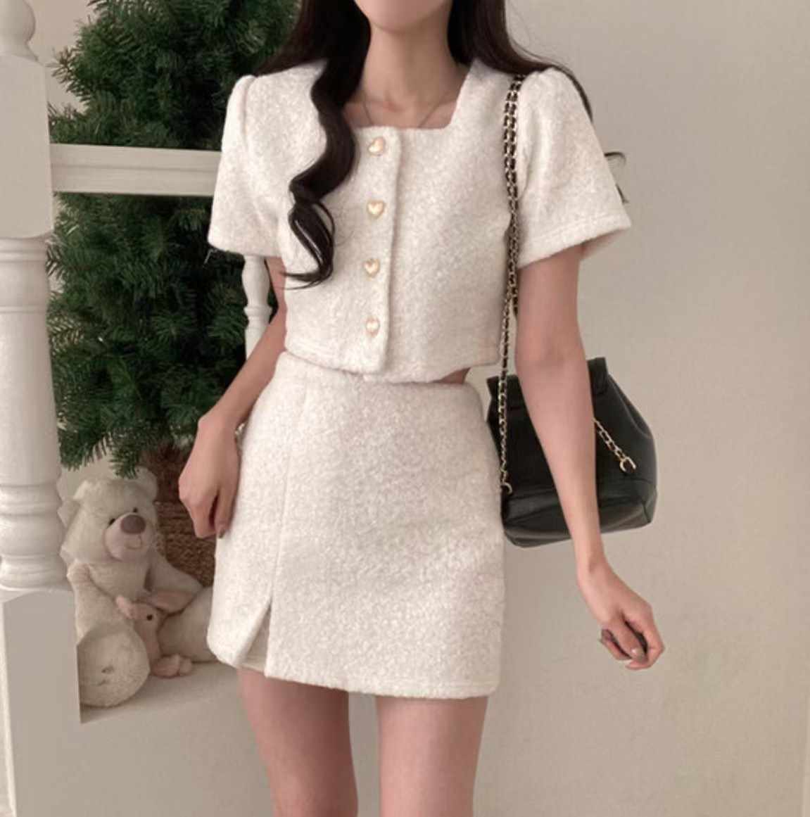 HOLYMOLY直郵韓國代購女裝新品職業真品25春夏推薦休閑套裝HOLYMOLY套裝