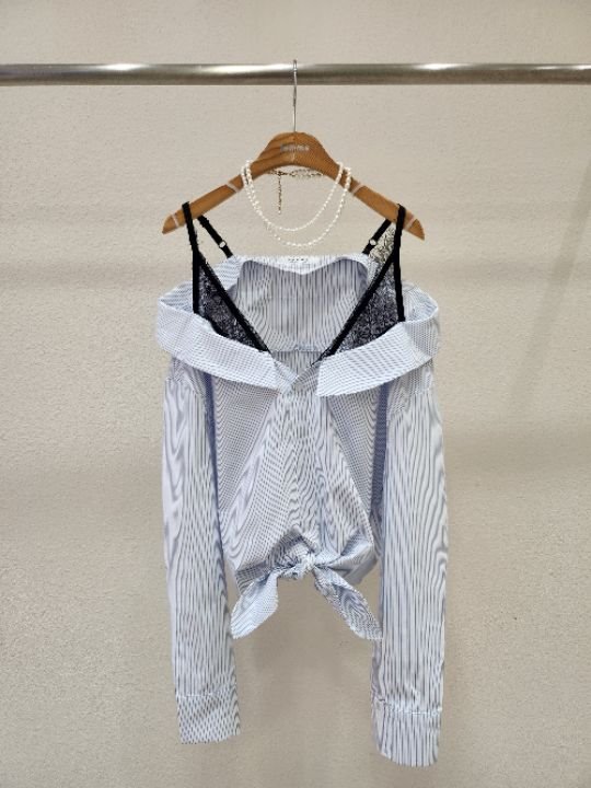 FEMME韓國直郵東大門代購女裝新款熱賣人氣休閑推薦襯衫蕾絲衫FEMME襯衫/蕾絲衫