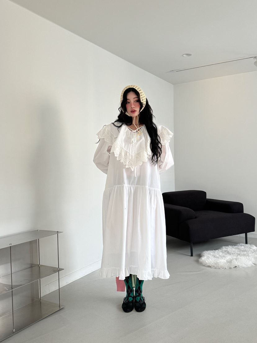 MAISONDEGLORY韓國直郵女裝新品職業真品熱賣人氣25春夏連衣裙MAISON DE GLORY連衣裙