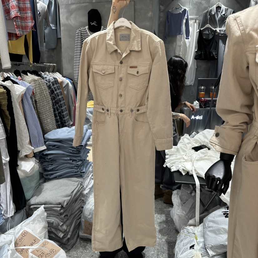 A-DEL韓國直郵女裝新品時尚推薦真品25春夏休閑人氣連體褲A-DEL連體褲