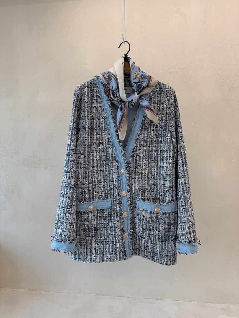 LAUNDRY直郵韓國代購女裝新品真品職業推薦25春夏休閑夾克開衫LAUNDRY夾克