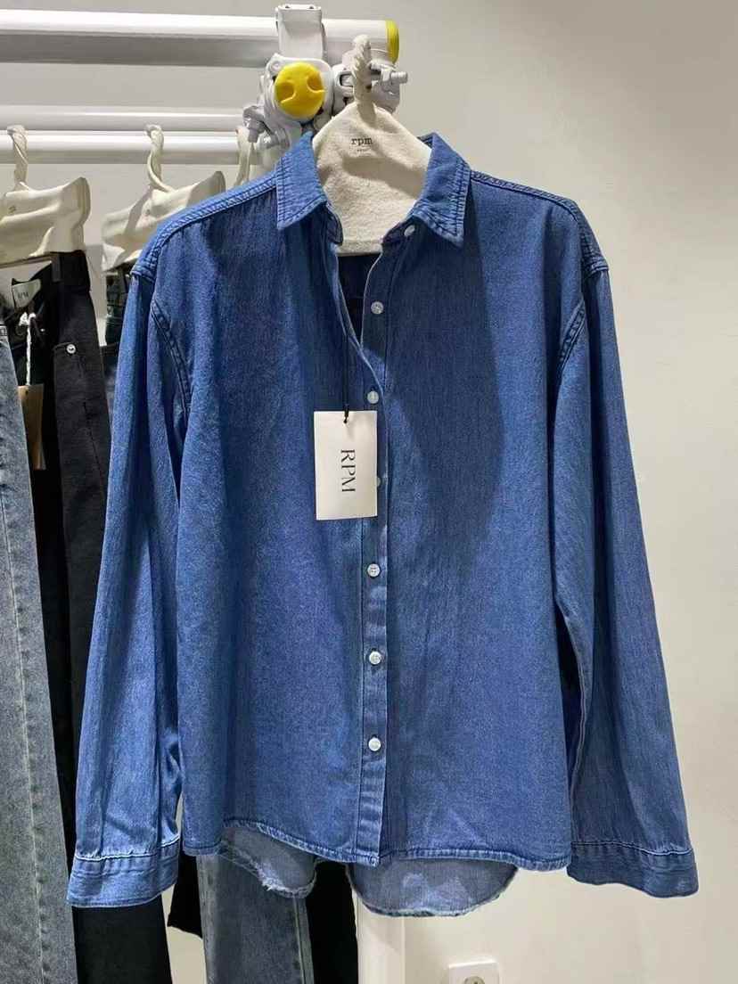 RPM韓國直郵女裝新品熱賣時尚真品25春夏職業人氣襯衫蕾絲衫RPM襯衫/蕾絲衫