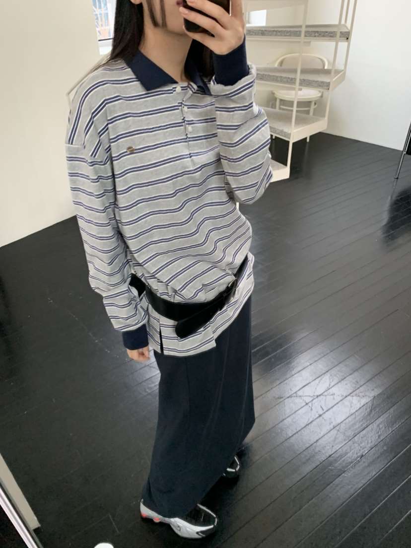 MURMUR韓國直郵東大門實拍女裝新品25春夏推薦時尚人氣長袖T恤MURMUR長袖T恤