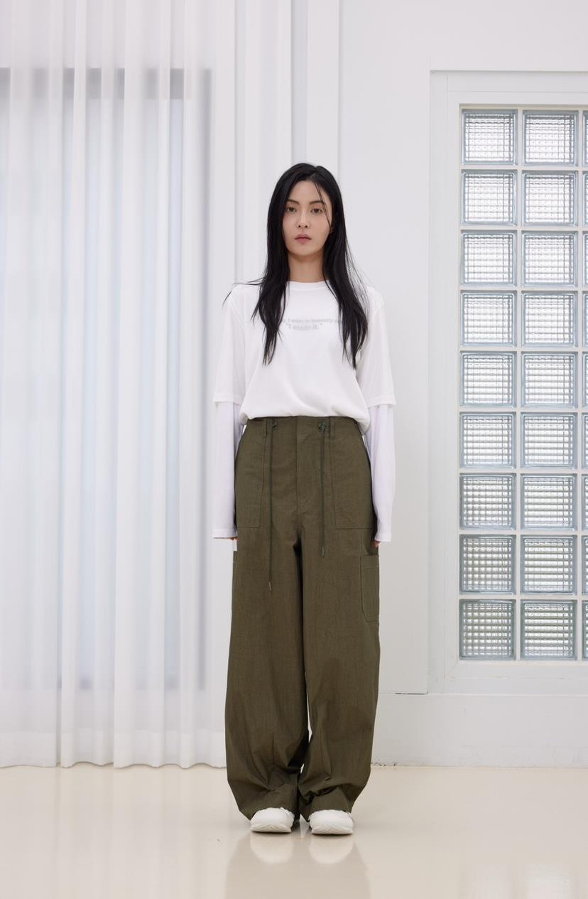 LE-PPL東大門實拍女裝新品25春夏人氣休閑熱賣時尚真品休閑褲LE-PPL休閑褲