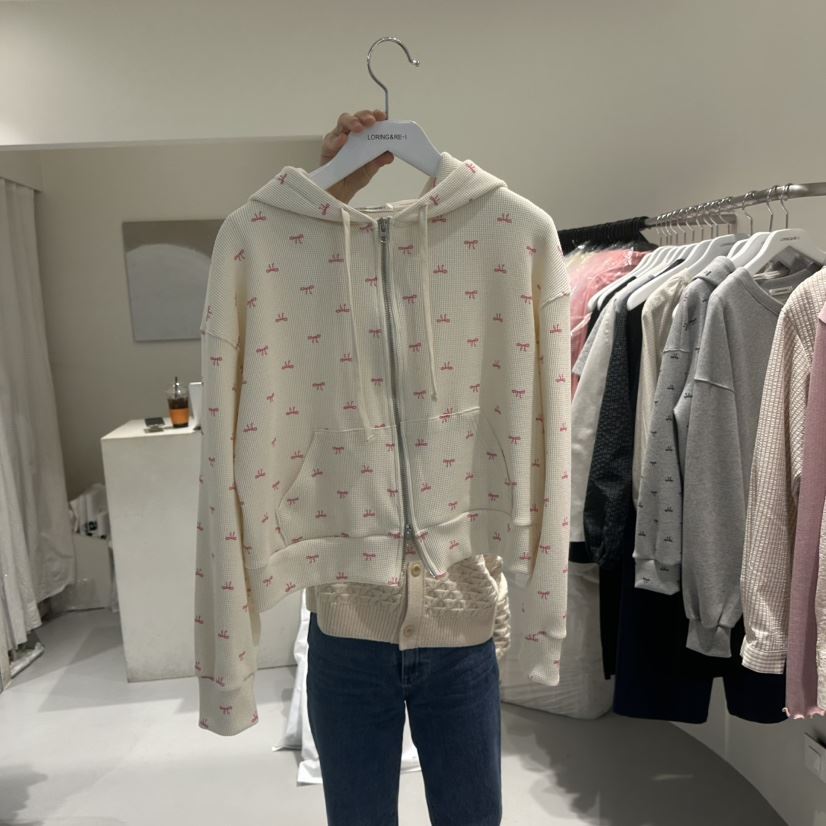 LORING RE I韓國代購女裝新品休閑熱賣人氣時尚推薦夾克兜帽LORING RE-I/BARE夾克