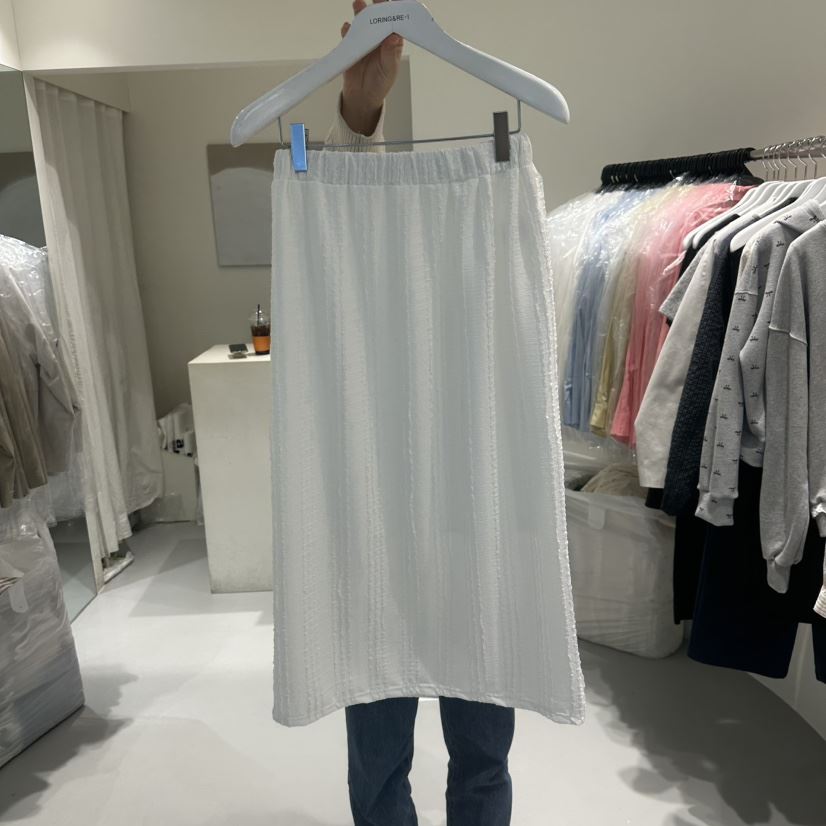 LORING RE I韓國代購女裝新品休閑時尚25春夏人氣熱賣長裙LORING RE-I/BARE長裙
