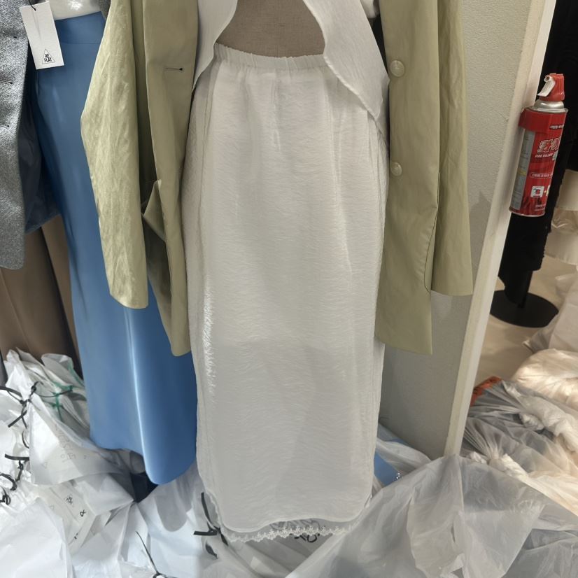 REFLAT韓國代購女裝新品熱賣人氣25春夏真品職業休閑推薦長裙REFLAT長裙