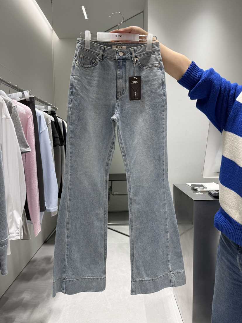 NUESE東大門實拍女裝新款時尚人氣熱賣25春夏休閑真品牛仔褲NUESE牛仔褲