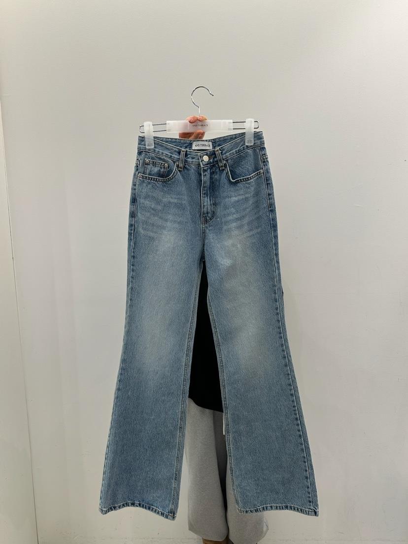 ANDTERRACE東大門代購女裝新品時尚人氣推薦休閑真品牛仔褲ANDTERRACE牛仔褲