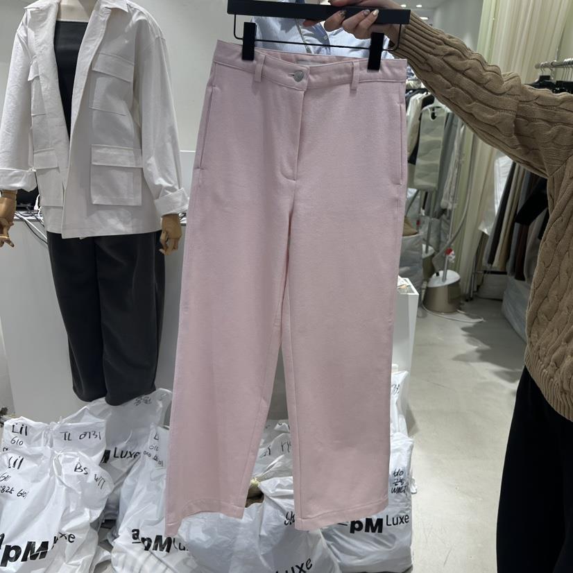 LIL直郵韓國代購女裝新款熱賣休閑推薦人氣時尚休閑褲斜紋布LIL休閑褲