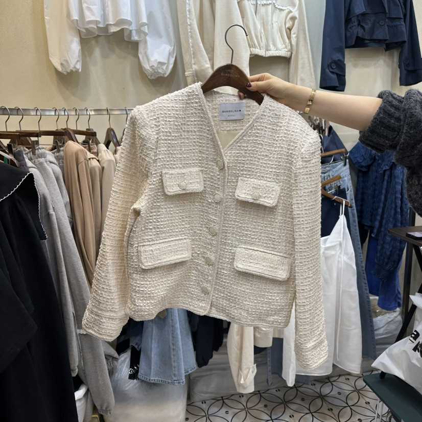 BAMBOLINA韓國直郵東大門代購女裝新款時尚真品休閑人氣夾克BAMBOLINA夾克