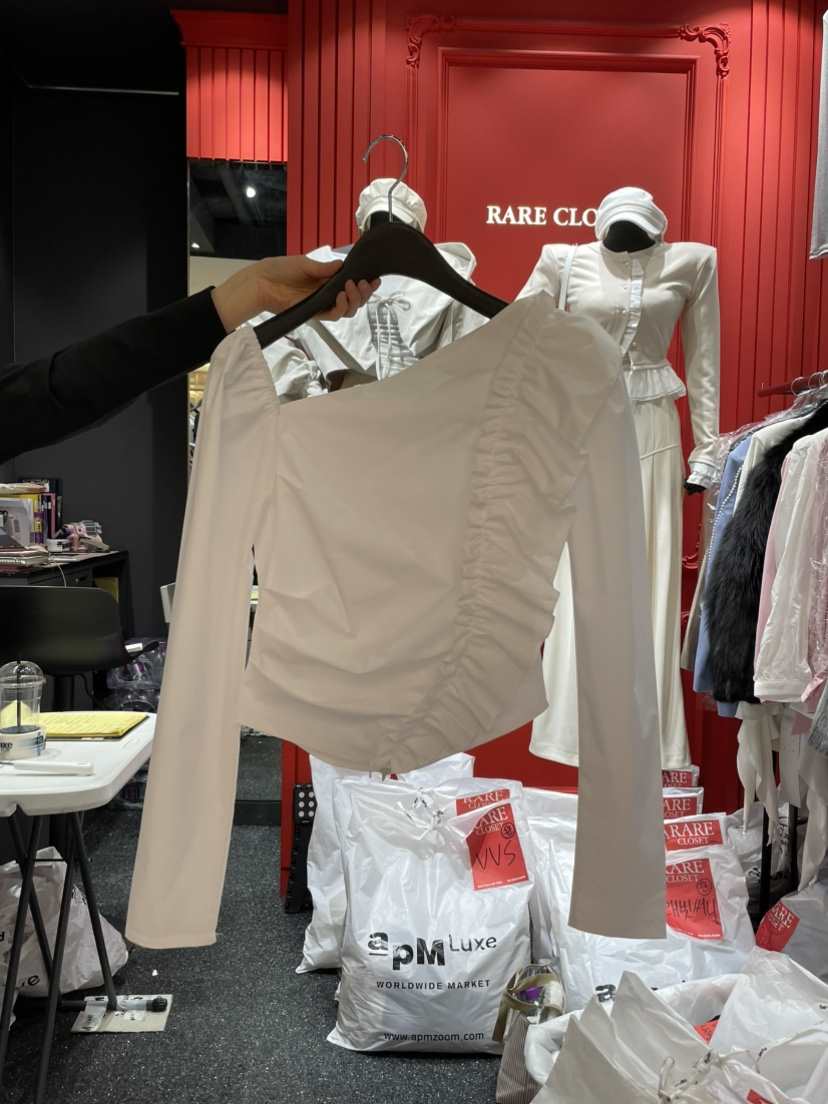 RARE CLOSET韓國直郵東大門實拍女裝新款25春夏襯衫蕾絲衫RARE CLOSET襯衫/蕾絲衫